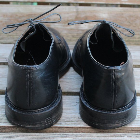 VTG 80s Church's "Shannon" Black Polished Derby, Size 10.5 US, Made in England - Picture 6 of 12